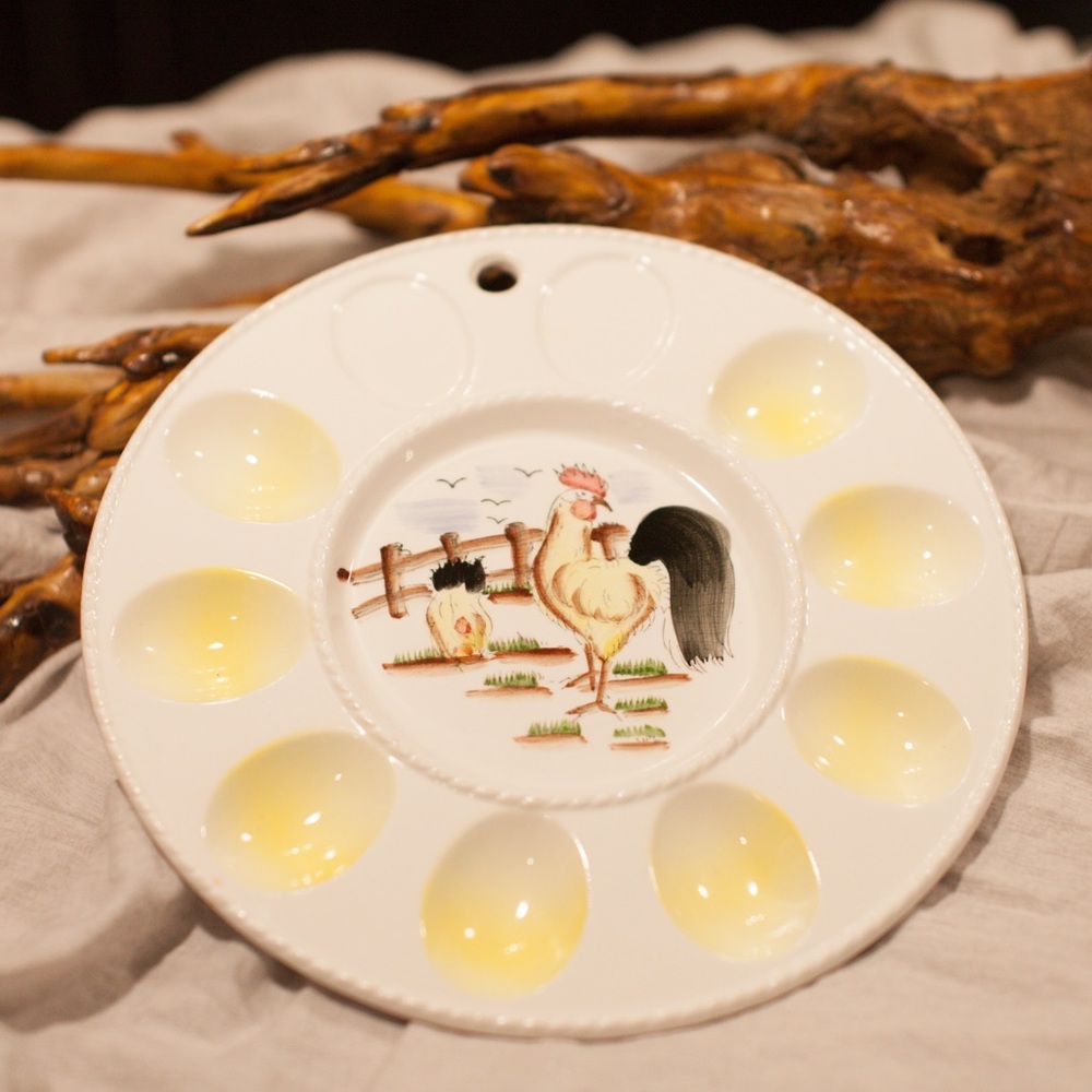 Rooster Deviled Egg Holder